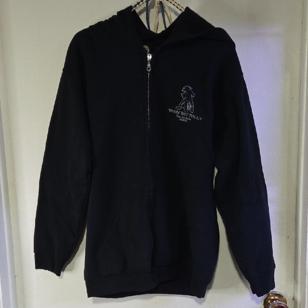 Men's Black 'Digby Wharf Rat Rally 2015' Hoodie